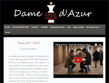 Tablet Screenshot of dame-dazur.com
